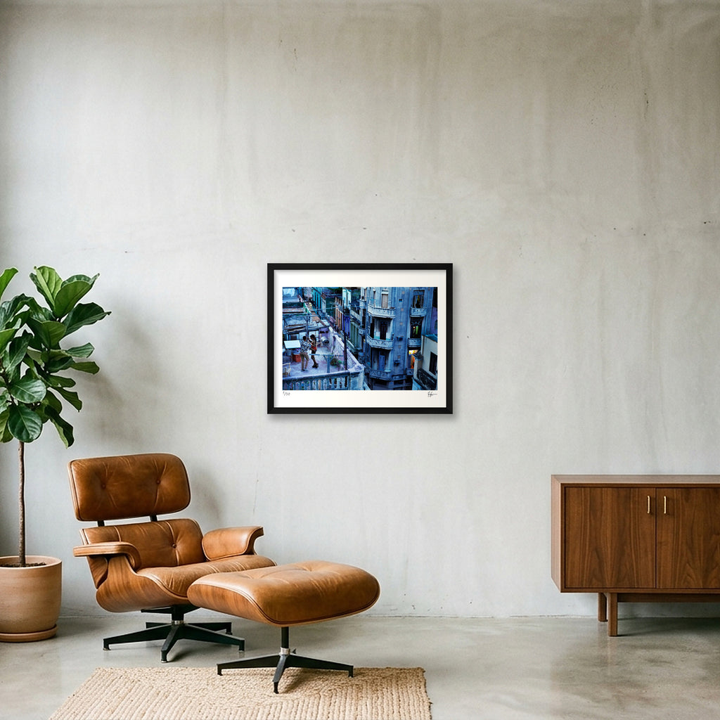 Rooftop Dancers — 50×40cm, 20×16" Black Frame