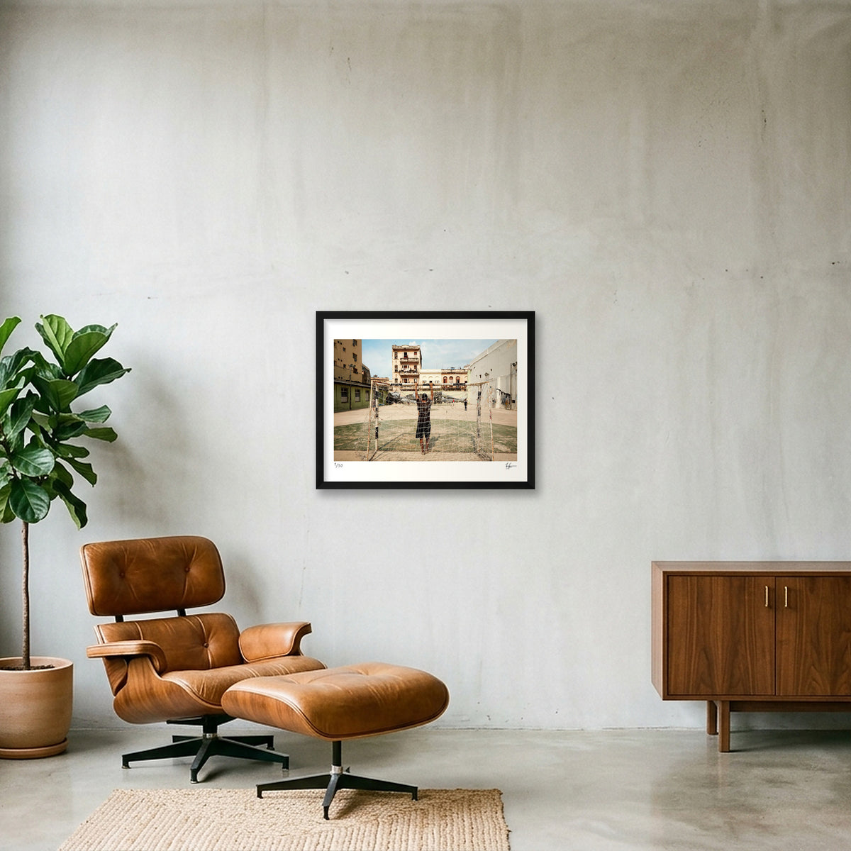 The Goal — 50×40cm, 20×16" Black Frame